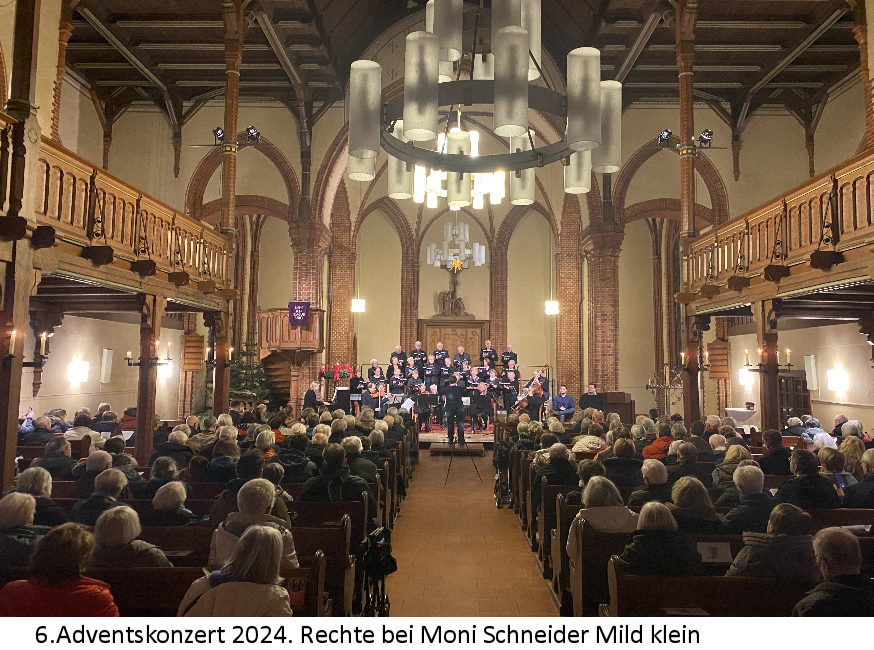 6.Adventskonzert 2024. Rechte bei Moni Schneider Mild klein